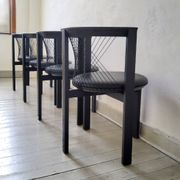 Vintage Niels Jorgen Haugesen String chairs for Tranekaer, Denmark 1980s
