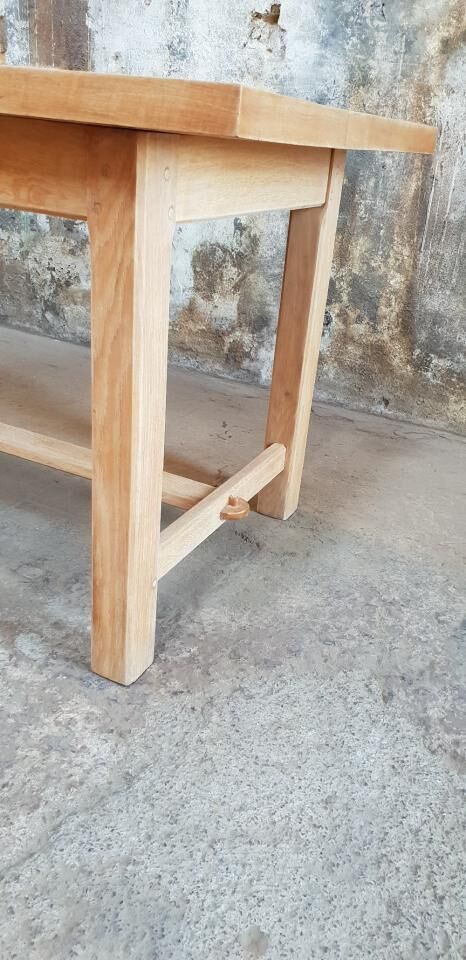 Farm table with extension cord