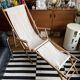 Transat de plage chilienne en bois et coton
