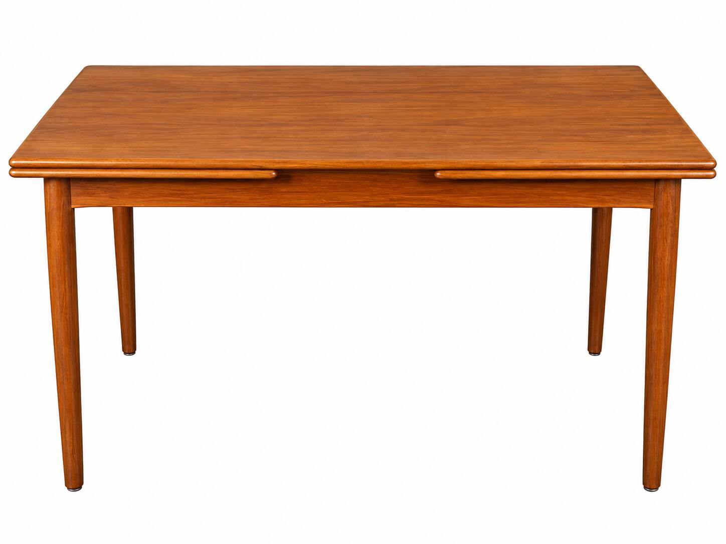 1960s 1970s Teak Extendable Dining Table Made in Denmark Danish Design