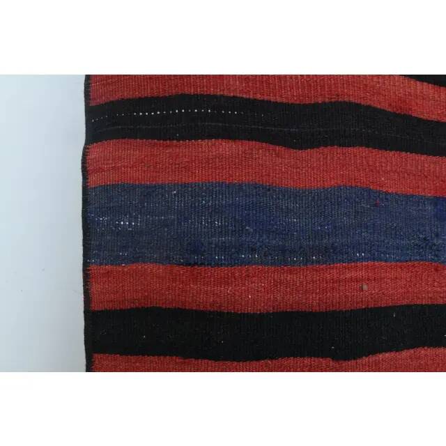 1970s Vintage Turkish Handmade Wool Cotton Pink Kilim Runner Rug 70x311