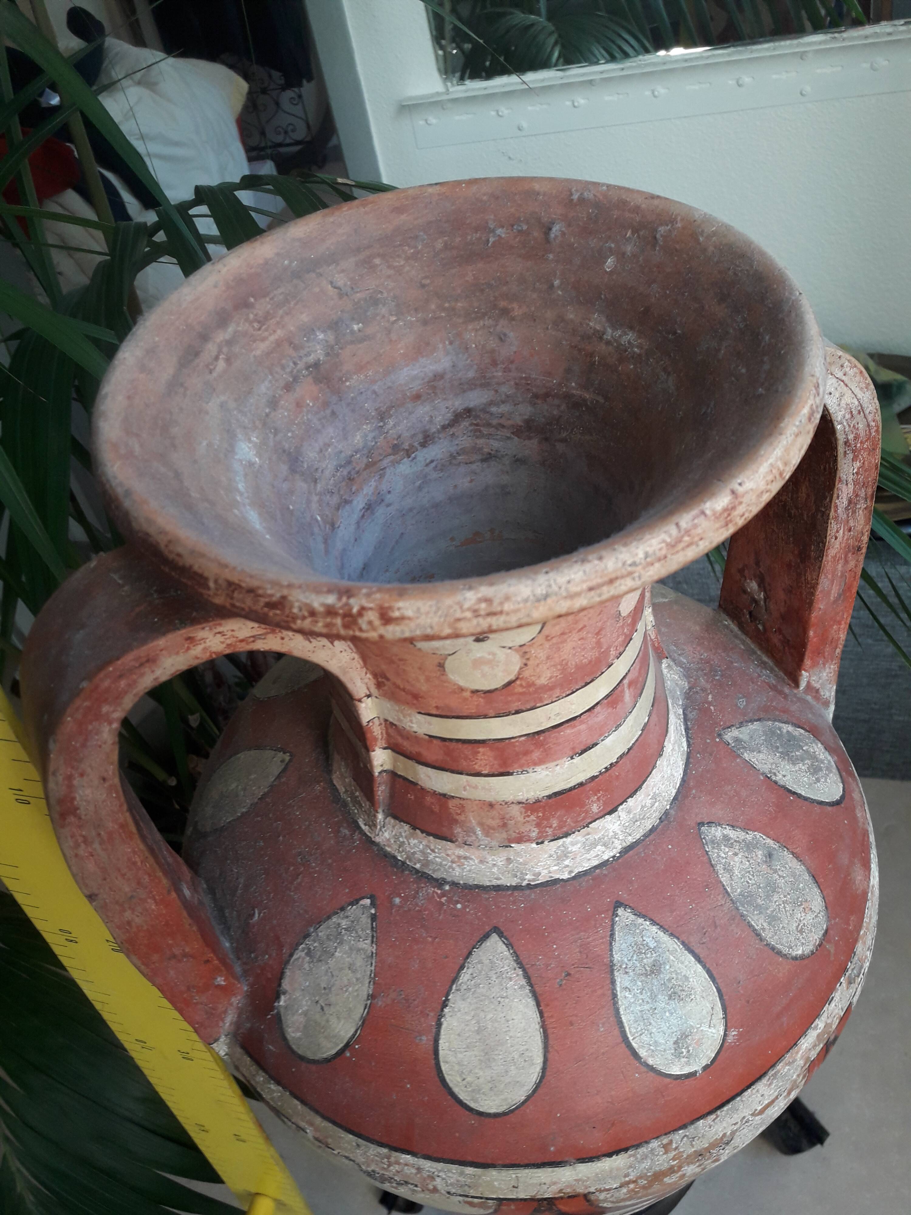 Large ancient amphora Nabeul Tunisia – handmade ceramics – 78 cm