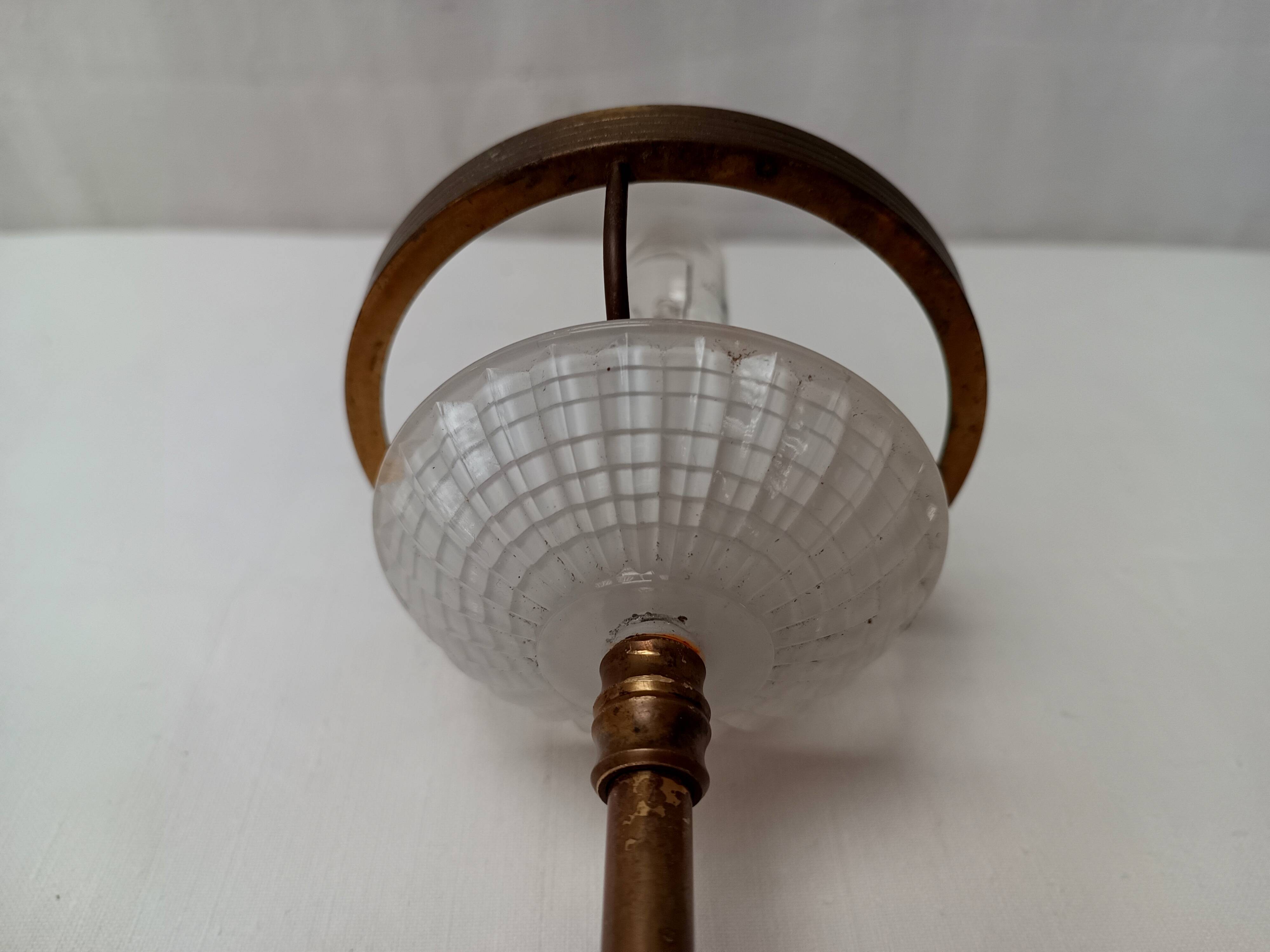 lampe ancienne porcelaine blanche opaline personnage SHOU 51 cm