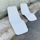 Pair of Eurolax R1 sunbeds by Charles Zublena