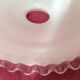Pendant lamp in white opaline luminaire year 1960
