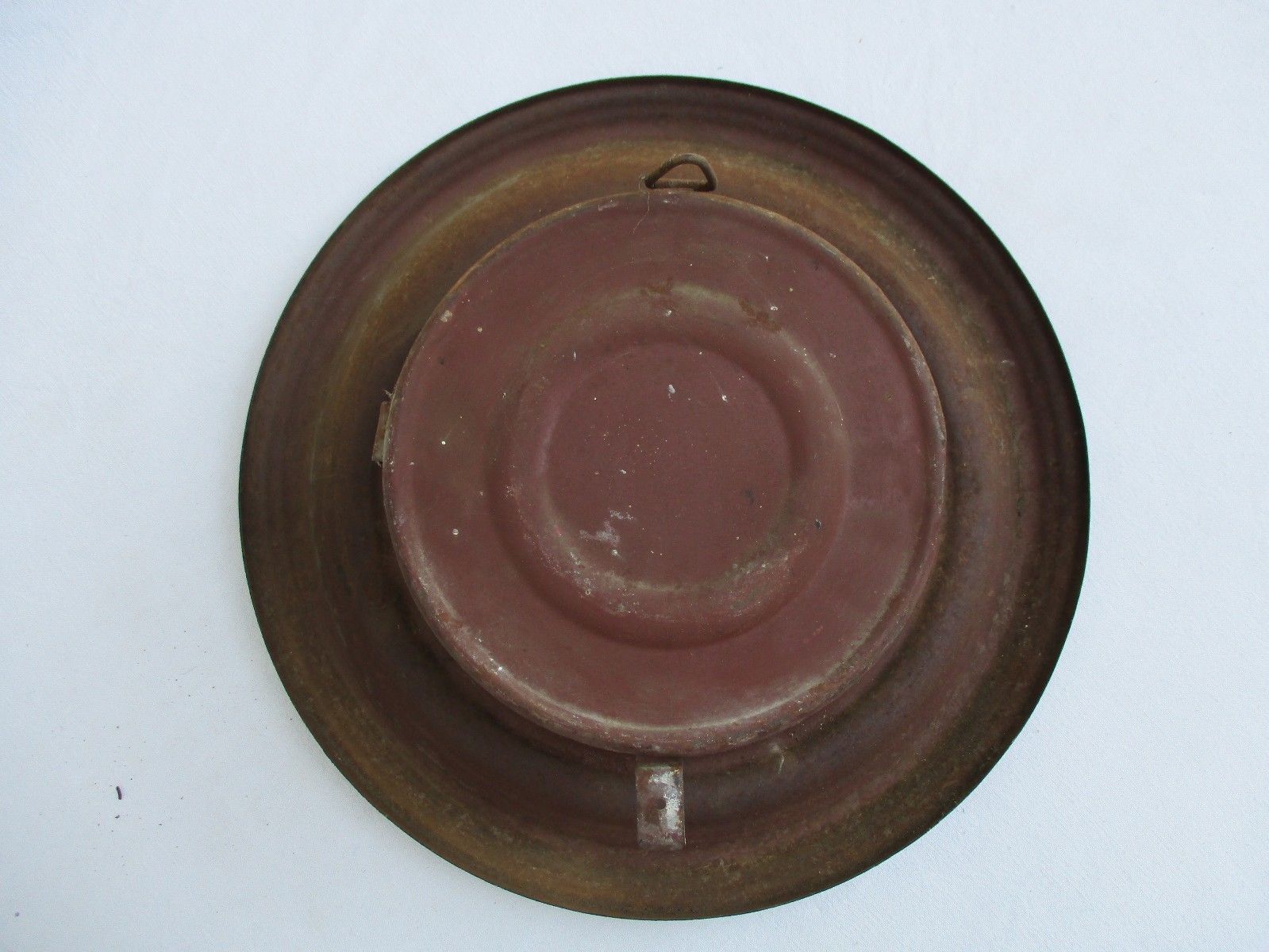 Old wall pendulum plate late 19th century