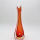 Murano Vase - Ouraline - Sommerso - Red & Yellow - 28cm