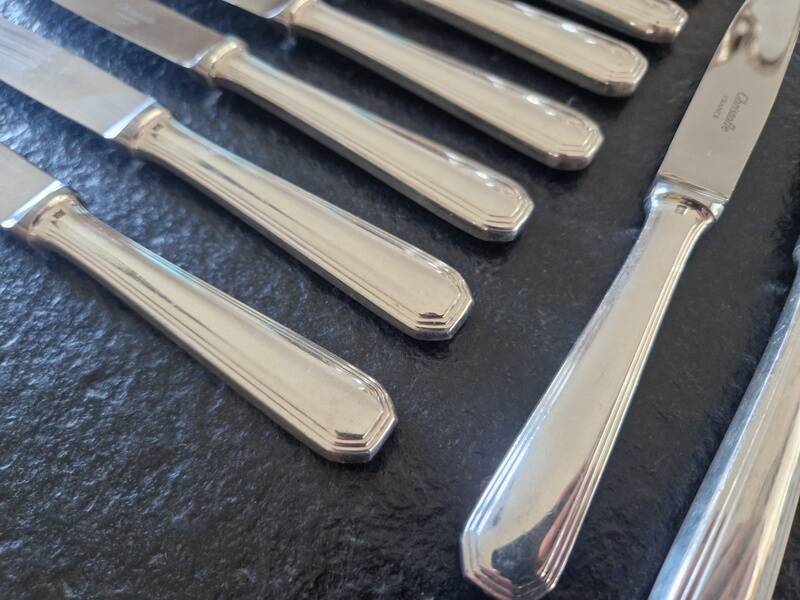 Christofle - Set of 11 dessert/appetiser knives model America
