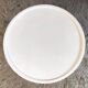 White and gold "tam tam" coffee table – 60s/70s
