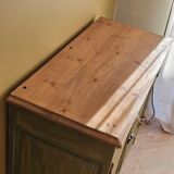 Renovated and distressed old buffet | Gaston