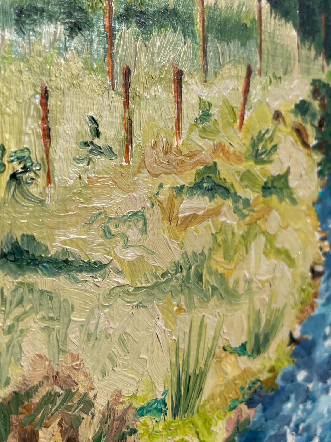 Landscape oil painting