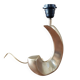 Pied de lampe desing vintage en laiton forme vague