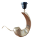 Pied de lampe desing vintage en laiton forme vague