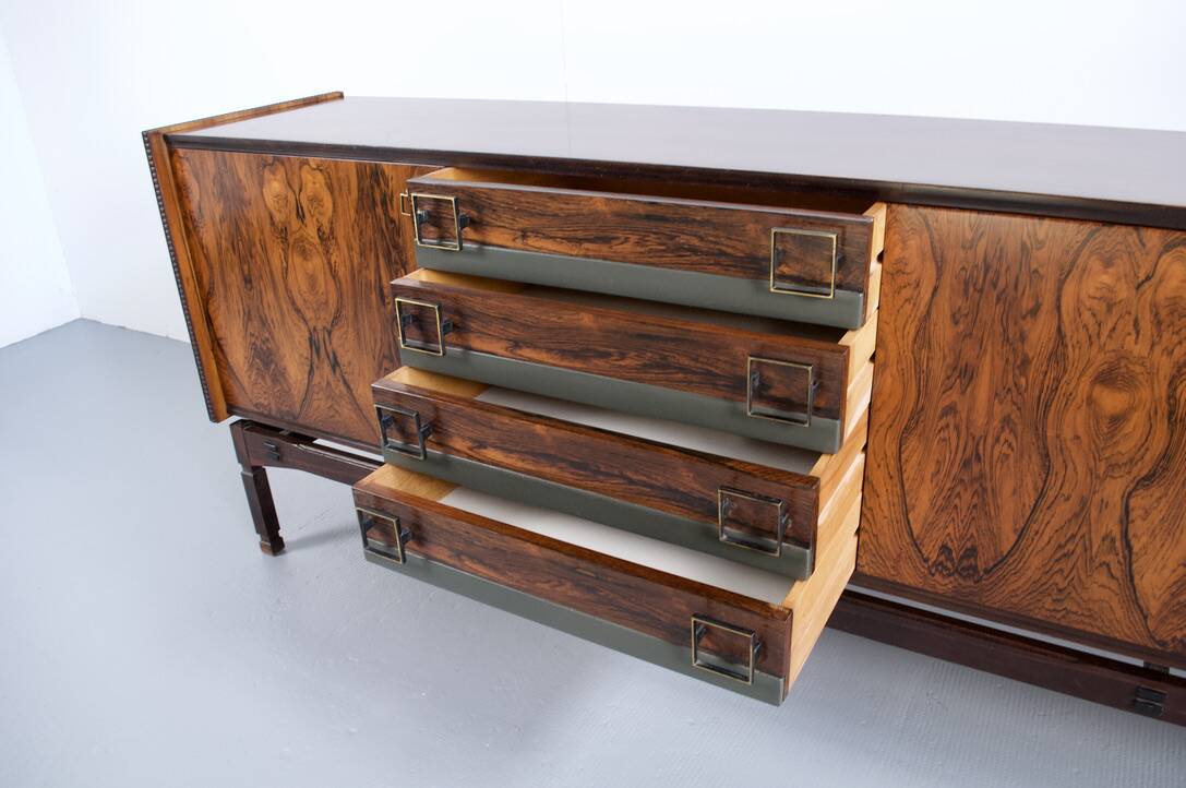 Italian enfilade rio rosewood 1960s