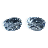 salerons ovales en cristal