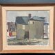 Original Swedish Oil on Canvas – “Sage House” by Gustav‑Adolf Johansson – Signed – Vintage & Framed