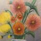 Still life with Dalhia signed J de Sereys, circa 1970.
