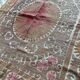 Vintage hand-embroidered tablecloth 140x147 cm
