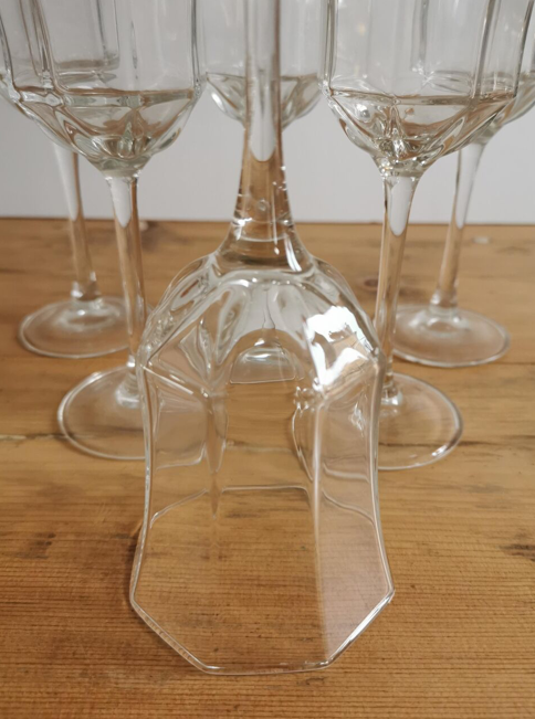 Service of 6 Luminarc water glasses France