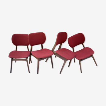 Lot de 4 chaises du milieu du siècle