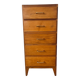 Chiffonnier en bois pieds compas