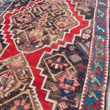 Tapis ancien caucasien karabagh fait main 115x270 cm