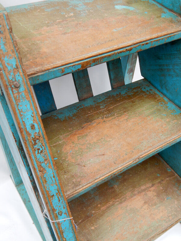 Blue stepladder