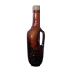 Bouteille à anse verre ambré