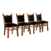 Chaises de salle à manger Art Déco, années 1940