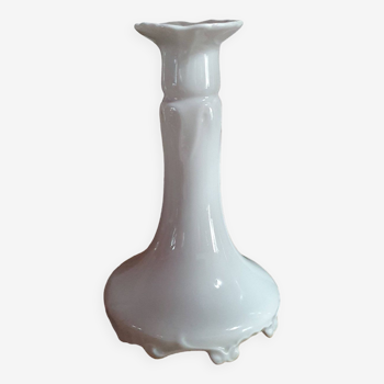 bougeoir porcelaine de limoges blanc