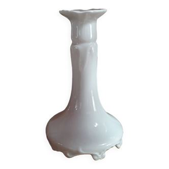 bougeoir porcelaine de limoges blanc