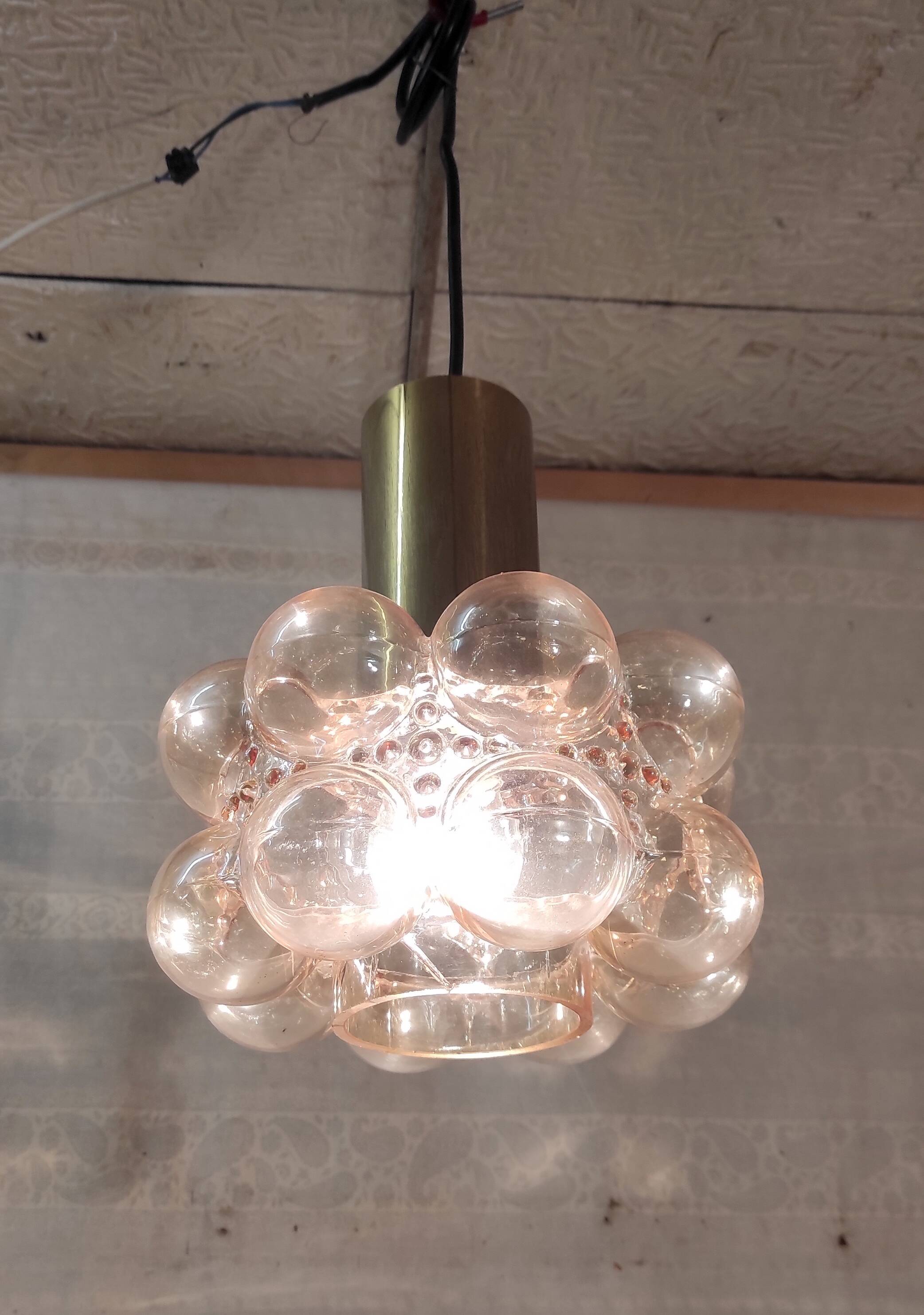 Suspension design bubble par Helena Tynell pour Limburg - années 60/70