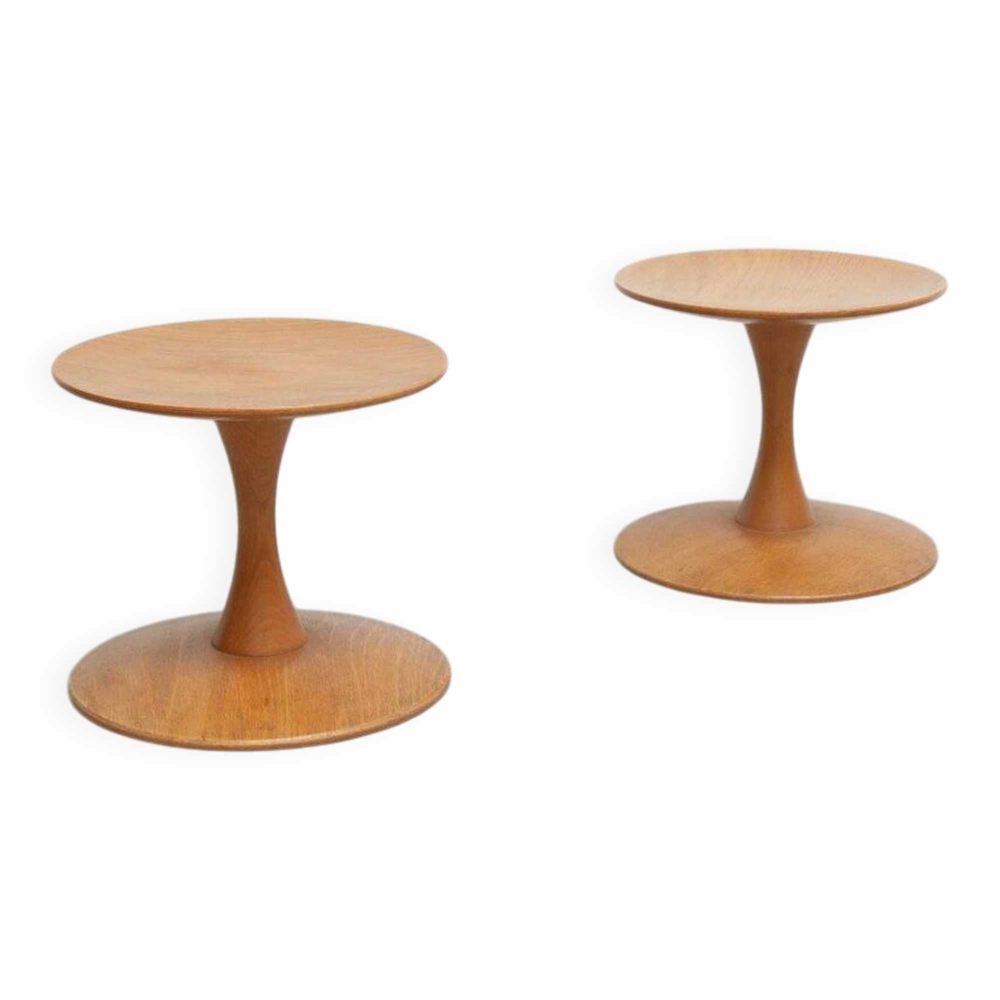 Set of 2x stools by Nanna Ditzel for Kolds Sawmill, 1960s