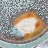 Lunetta Vallauris soup tureen and salad bowl in gilded ceramic, 1960