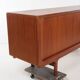 Buffet with roller shutter doors, Danish, vintage, teak, produced by Dyrlund.