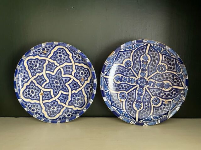 Duo of Berber ceramic cuts