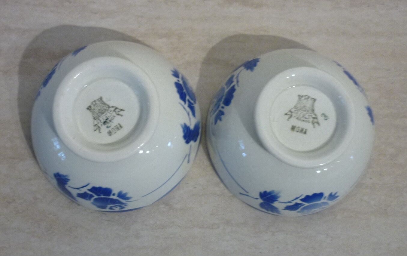 Set of 2 old ceramic bowls Mona de Gien