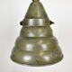 Green Industrial Aluminium Hanging Lamp, 1970s