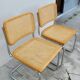 Paire de chaises Marcel Breuer modèle B32 signé Italy.