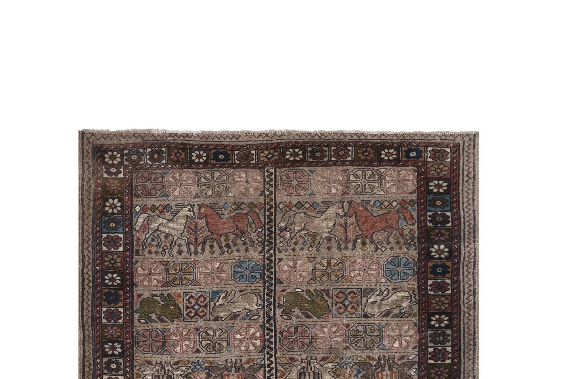Tapis turc vintage fait main