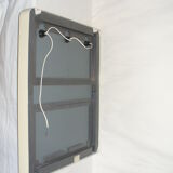 Italian Gedy illuminating mirror from the 70s 60x70cm