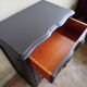 Vintage chiffonier painted black