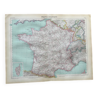 Old map of France