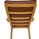 Vintage Danish armchair cognac leather by Stouby