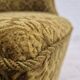 1950s, Danish lounge chair, reupholstered, green furniture fabric.