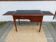Bureau plateau en cuir noir et rallonges