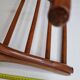 Old wall rack in curved wood, 1900s era