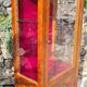 Marquetry showcase Louis XV style twentieth century
