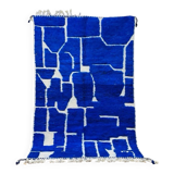 Berber rug in pure wool, handmade, 250x150 cm, made in Morocco.