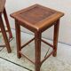 Paire tabouret en bois vintage époque reconstruction année 40 50